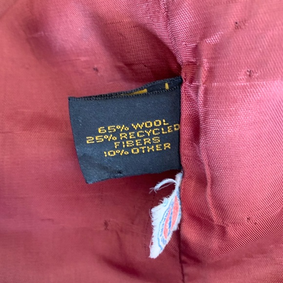 Express wool blend plaid coat, blazer chore barn vintage 80’s jacket - Picture 8 of 11